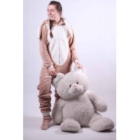 Женский махровый кигуруми  " Bags Bunny " р. 42-50
