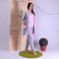 Теплая тройка халат с пижамой "Gray" р.42-54