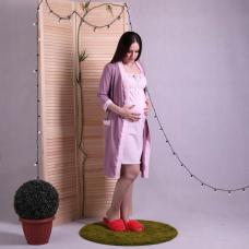 Комплект ночная с халатом "Pudra" р.42-54 Комплект ночная с халатом "Pudra" р.42-54