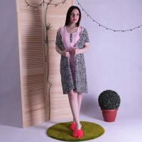 Комплект халат с ночной "Лео" р.42-54