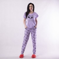 Женская летняя пижама футболка со штанами " Freands" 42-54р.