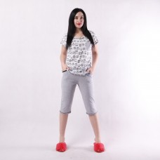 Комплект футболка + бриджі "Сови-gray" 44,52