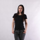 Женская летняя футболка рубчик "Estet" 42-54р. (42 ,чорний Женская летняя футболка рубчик "Estet" 42-54р. (42 ,чорний