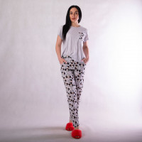 Пижама женская футболка + штаны "Карман-Микки" р. 42-54