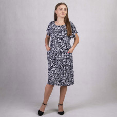 Женское летнее платье "Марта блэк" 52-60р.