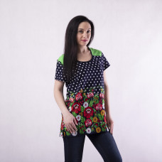 Туника женская "Валя ромашки " р.48-60