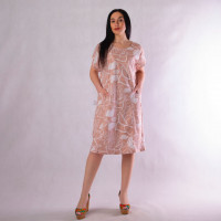 Женское летнее платье "Марта беж" 52-60р.