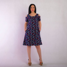 Женское летнее платье "Наташа-цвети" р.48-56