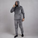 Мужской домашний махровый костюм "Капюшон-Грей " 44-52р.  (колір світліший чим на фото)
