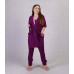 Комплект тройка кулир халат с пижамой "Мила- темно фиолетовый" р.42-54 (планка фиолет!) Комплект тройка кулир халат с пижамой "Мила- темно фиолетовый" р.42-54 (планка фиолет!)