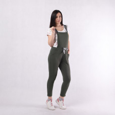 Молодежный женский комбинезон для беременных со штанами   "Love-хаки" р. 42-50