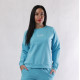 Женская кофта - тощая двунитка "Уличный стиль-голубая" 46-54р. Женская кофта - тощая двунитка "Уличный стиль-голубая" 46-54р.