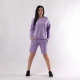 Молодежный женский костюм из двунитки "Уличный стиль-фиолет" р.46-54 Молодежный женский костюм из двунитки "Уличный стиль-фиолет" р.46-54