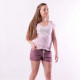 Комплект футболка + шорты "Перья-пыльная роза" 42-54р. Комплект футболка + шорты "Перья-пыльная роза" 42-54р.