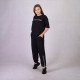 Женский костюм футболка со штанами фуликра "Черный" 46-54р. Женский костюм футболка со штанами фуликра "Черный" 46-54р.