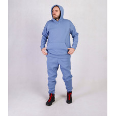 Мужской спортивный костюм 3х-нитка на флисе "Резинка Блу" 48-56р.