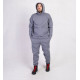 Мужской спортивный костюм 3х-нитка на флисе "Резинка Грей" 48-56р.
