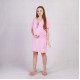 Женская трикотажная ночная рубашка с коротким рукавом кулир "Капля-розовая" р. 44-60 Женская трикотажная ночная рубашка с коротким рукавом кулир "Капля-розовая" р. 44-60