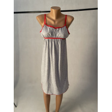 Ночная сорочка на тонких бретелях "Миранда" р. 42-46 (может быть с красным кружевом и белым)