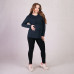 Женская кофта для кормления "Резинка-Черный" 42-54р. Женская кофта для кормления "Резинка-Черный" 42-54р.