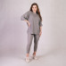 Летний костюм футболка с легінсами рубчик "Серый цвет" р.44-50 Летний костюм футболка с легінсами рубчик "Серый цвет" р.44-50