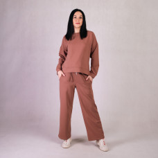 Спортивный костюм для беременных 2-х нитка "Коричневый" р. 46-54 Спортивный костюм для беременных 2-х нитка "Коричневый" р. 46-54