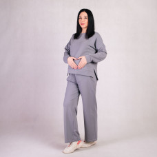 Спортивный костюм для беременных 2-х нитка "Серый" р. 46-54 Спортивный костюм для беременных 2-х нитка "Серый" р. 46-54