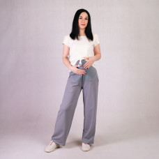 Женские штаны для беременных 2-х нитка"Серый цвет" р. 46-58 Женские штаны для беременных 2-х нитка"Серый цвет" р. 46-58