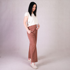 Женские штаны для беременных 2-х нитка "Коричневый цвет" р. 46-58 Женские штаны для беременных 2-х нитка "Коричневый цвет" р. 46-58