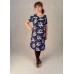 Женское летнее платье "Наташа-Цветы" р.44-56