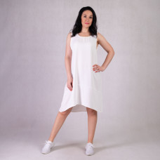 Женское летнее платье креп "Белый цвет" р.48-52