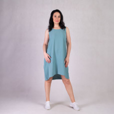 Женское летнее платье креп "Ментол цвет" р.48-52