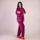 Женская махровая пижама "Коса-ворот-фуксия" 44-60р. Женская махровая пижама "Коса-ворот-фуксия" 44-60р.