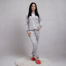 Женская махровая пижама манжет "Шиншилла" 42-54р.