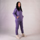Теплый женский спортивный костюм 3х-нитка (начес) "Худи Фиолет new" 44-56р. Теплый женский спортивный костюм 3х-нитка (начес) "Худи Фиолет new" 44-56р.