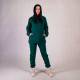Теплый женский спортивный костюм 3х-нитка (начес) "Худи Зелен new" 44-56р. Теплый женский спортивный костюм 3х-нитка (начес) "Худи Зелен new" 44-56р.