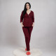 Теплая пижама кофта+штаны "Мальва-бордо" 44-56р. Теплая пижама кофта+штаны "Мальва-бордо" 44-56р.