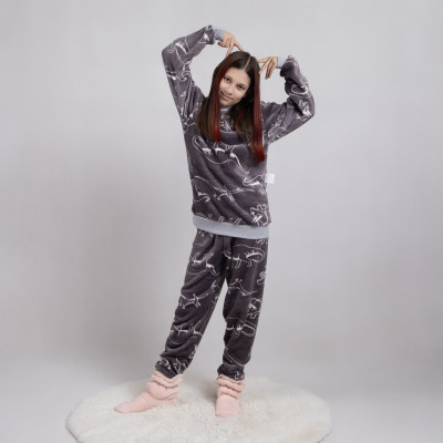 Детская махровая пижама "Дино" 36-42р.