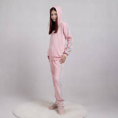 Стильный подростковый костюм на девочку розовый р.36-42 