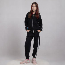 Стильный подростковый костюм на девочку черный р.36-42 