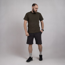 Мужские  шорты двунитка  "Артем-черн"  р.48-60