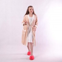 Махровый халат с ночной "Капучино" р. 42-54 (большемерит на размер!)