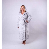 Женский длинный махровый халат "Капюшон" р.42-50