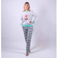 Женская теплая пижама "Олени" р. 42-54