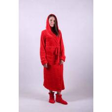 Женский махровый халат "Роза" р.42-54