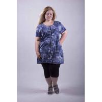 Женская трикотажная туника "Джинс" р. 48-60