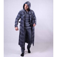 Мужская махровая пижама c халатом "Версачи"  р.48-56